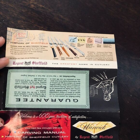 Vintage Warwick Cutlery Knife Set - Picture 3 of 8